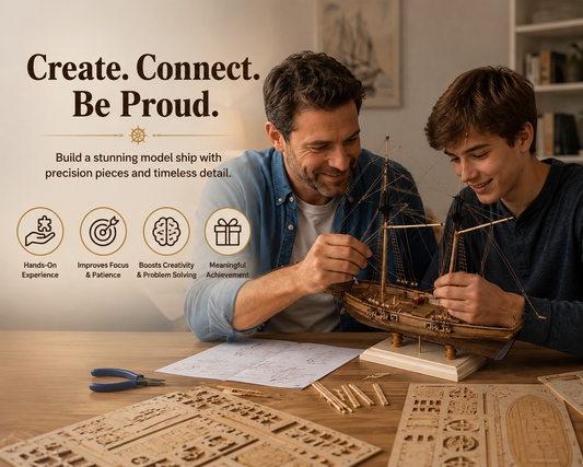 DIY Wooden Ship Model Building Kit