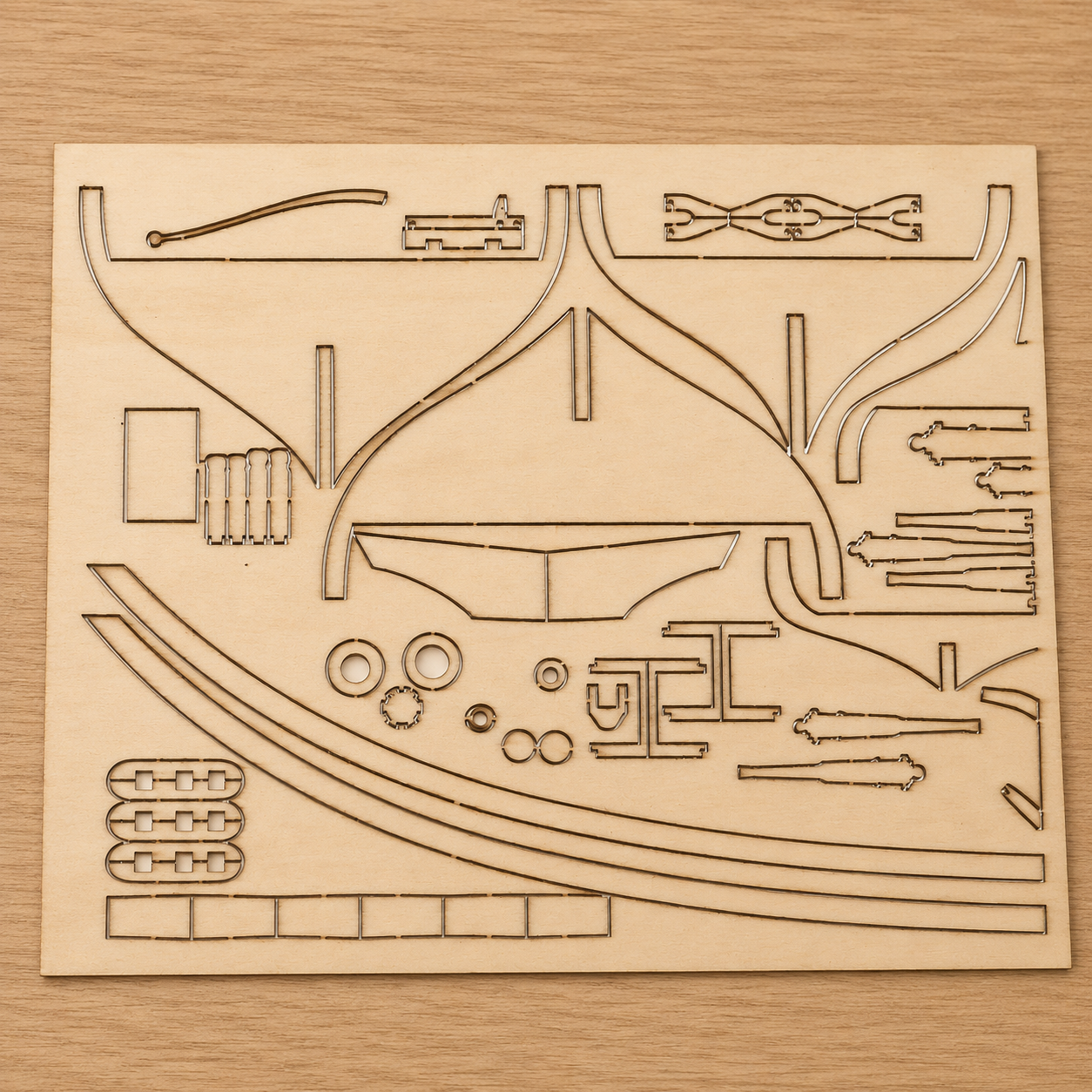 DIY Wooden Ship Model Building Kit