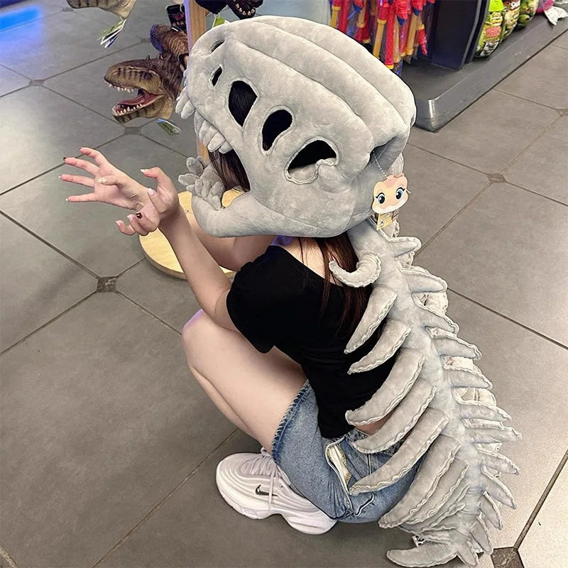 Plush Dinosaur Costume for Kids or Adults