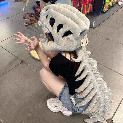 Plush Dinosaur Costume for Kids or Adults