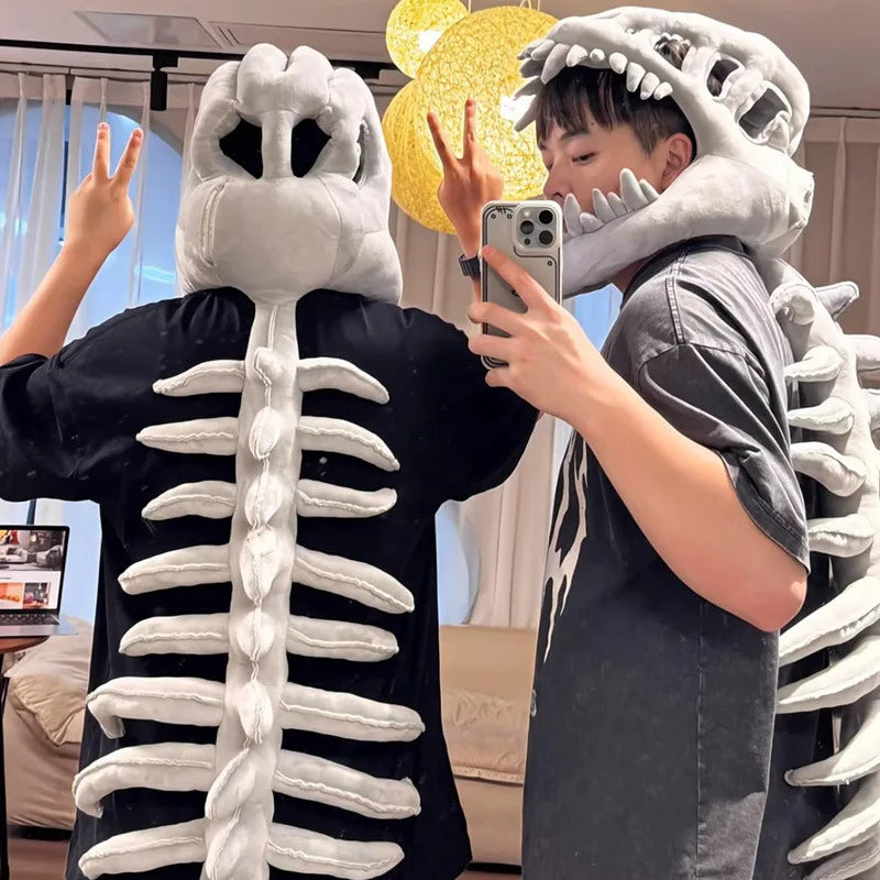 Plush Dinosaur Costume for Kids or Adults