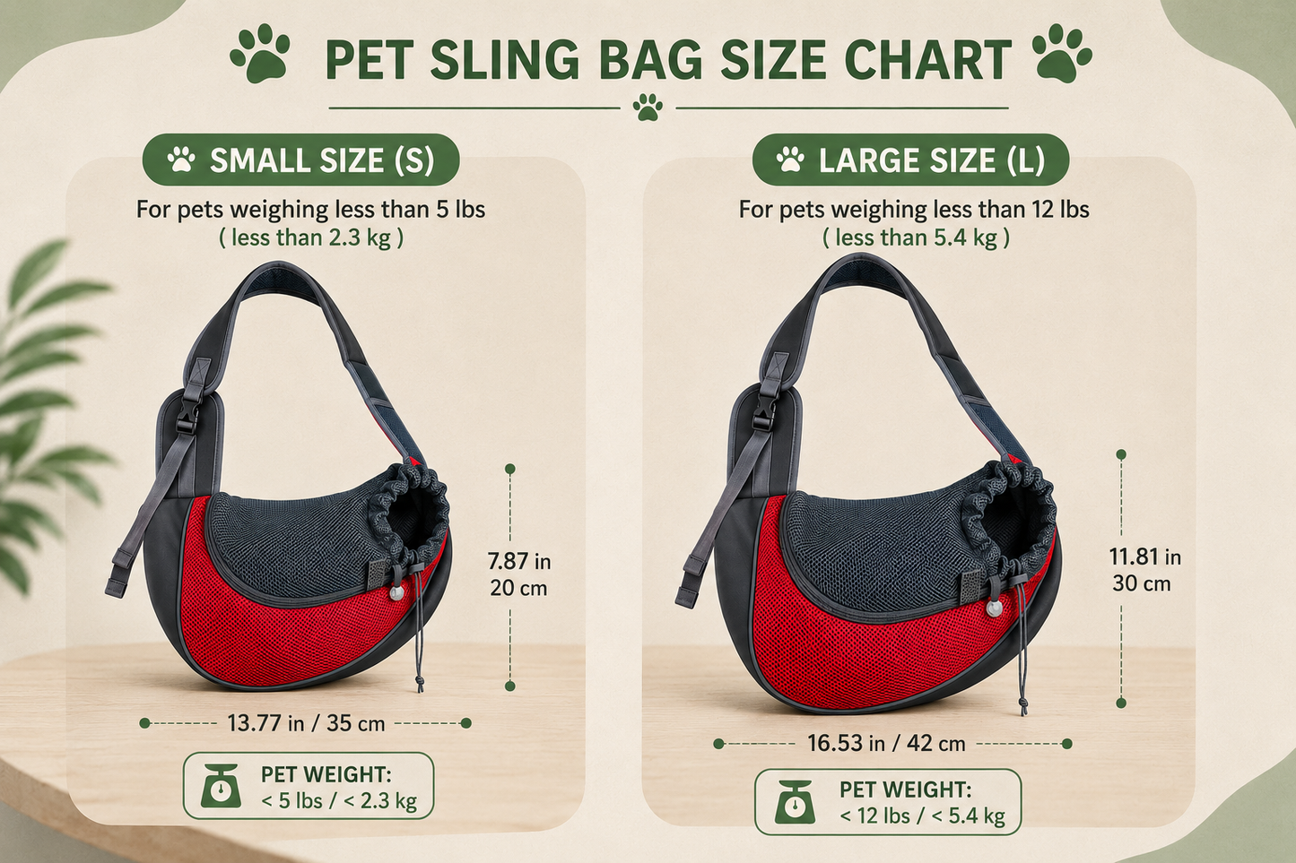 Hands Free Pet Satchel Bag