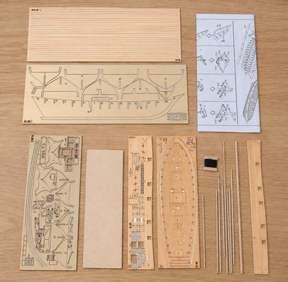 DIY Wooden Ship Model Building Kit