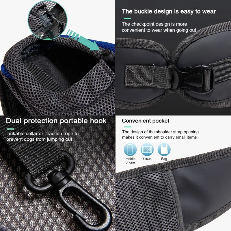 Hands Free Pet Satchel Bag